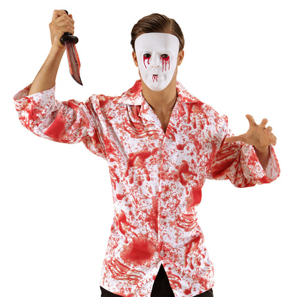 Maschera di Halloween Rosso Sangue
