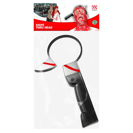 Cerchietto per capelli Halloween Coltello d'argento