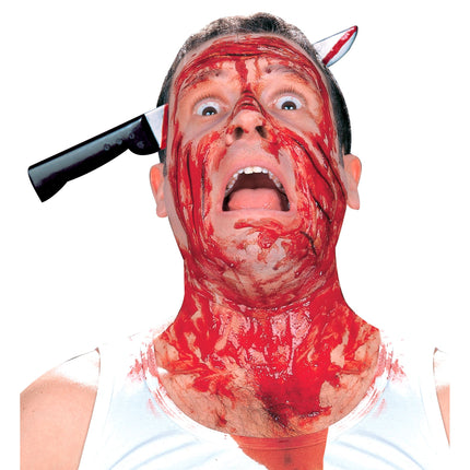 Cerchietto per capelli Halloween Coltello d'argento