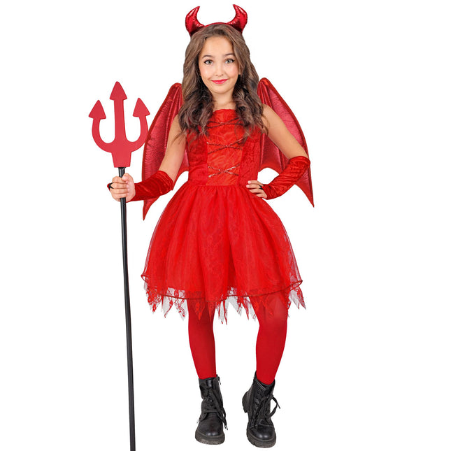 Costume Halloween Ragazza Rossa Duicel 6 pezzi