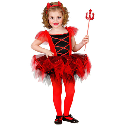 Vestito Halloween Baby Devil Ballerina