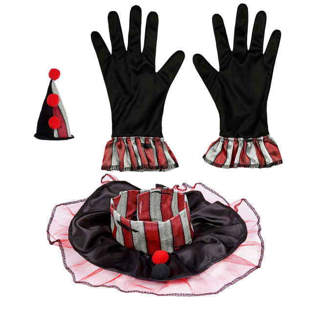 Set di accessori per Halloween Clown