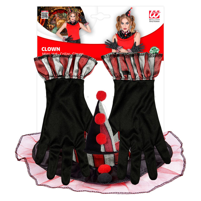 Set di accessori per Halloween Clown