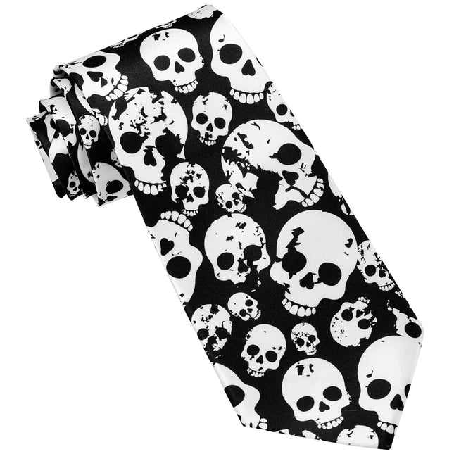 Teschi da cravatta di Halloween
