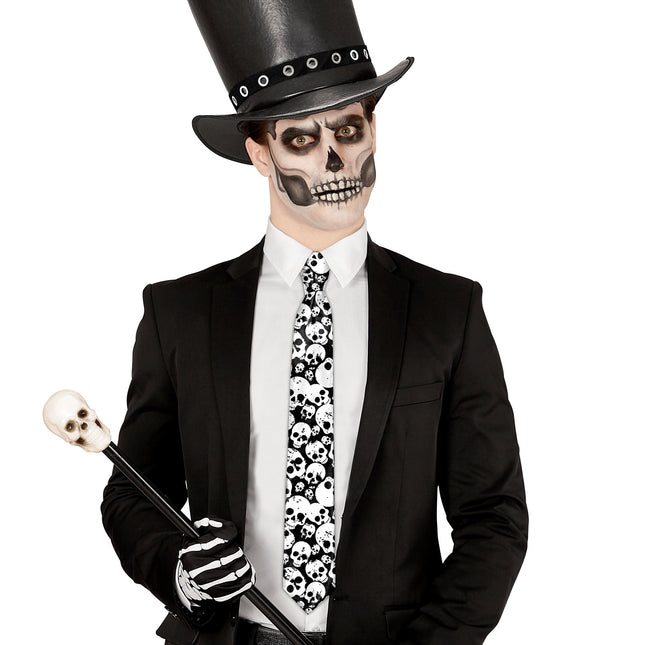 Teschi da cravatta di Halloween