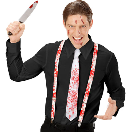 Cravatta di Halloween insanguinata