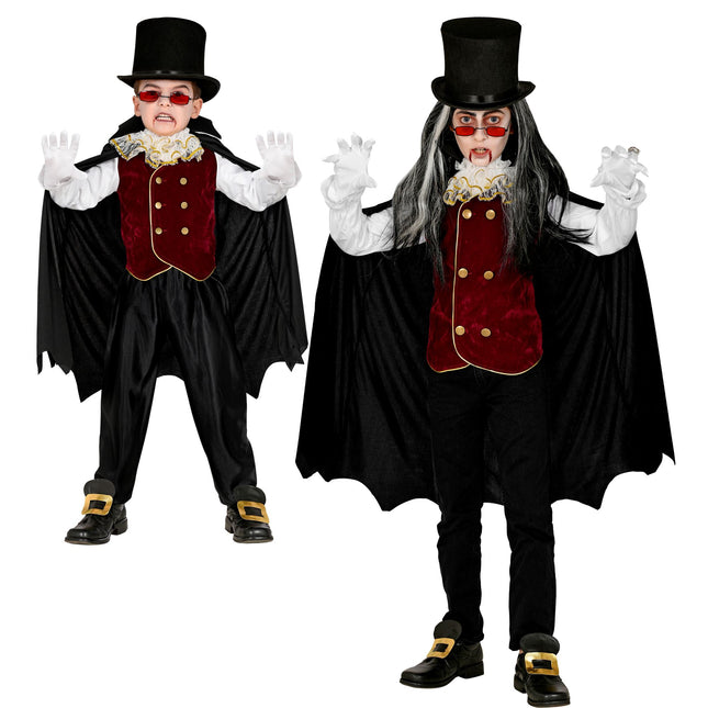 Costume di Halloween bambino Vampiro 4 pezzi