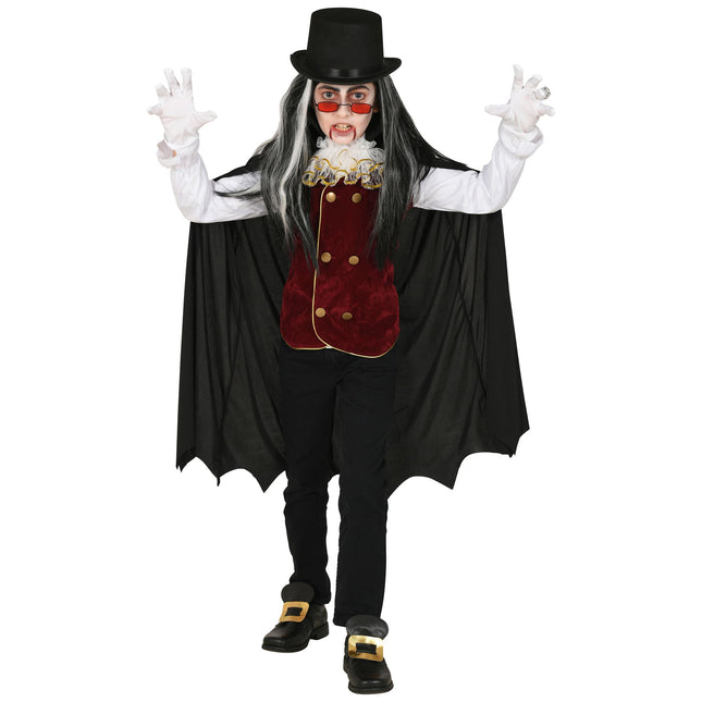 Costume di Halloween bambino Vampiro 4 pezzi