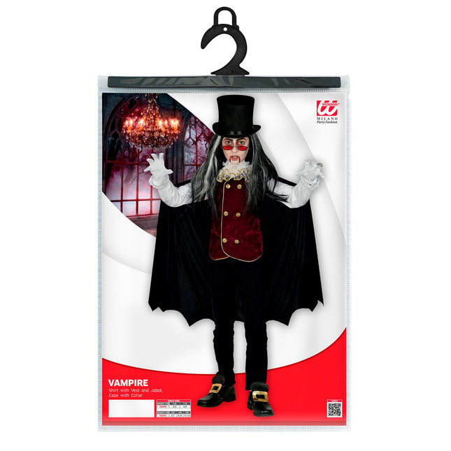 Costume di Halloween bambino Vampiro 4 pezzi