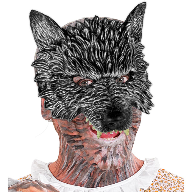 Maschera di Halloween Lupo Grigio