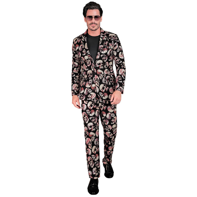 Costume di Halloween da uomo con teschio