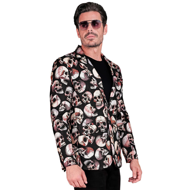 Giacca Halloween Uomo Teschio