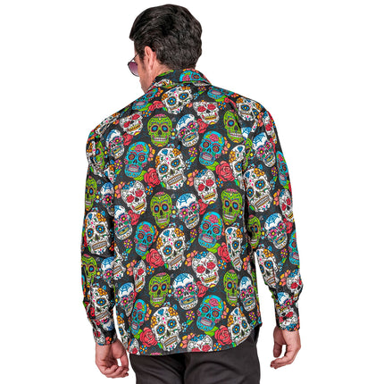 Camicetta Dia De Los Muertos Uomo