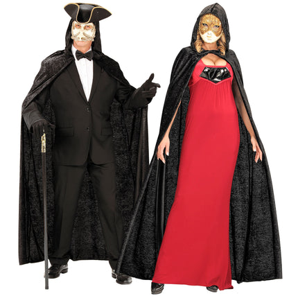 Capo di Halloween nero 1,5 m