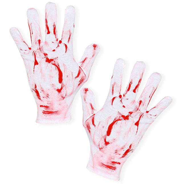 Guanti di Halloween insanguinati