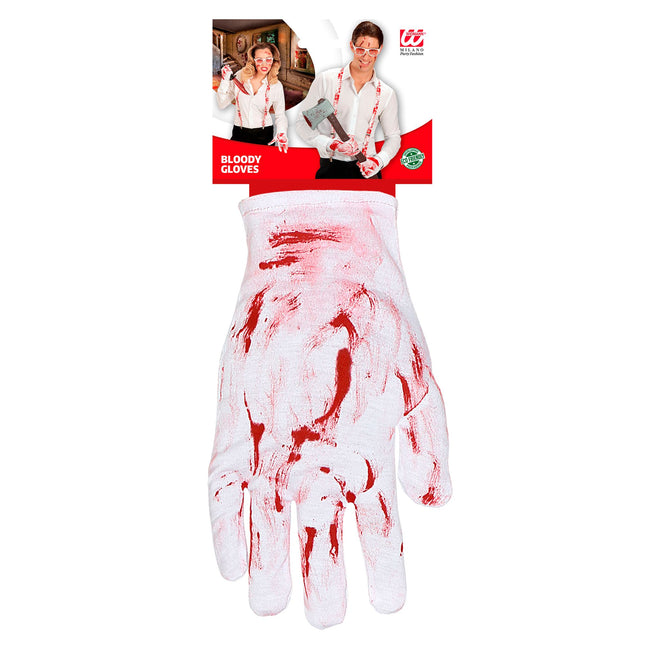 Guanti di Halloween insanguinati