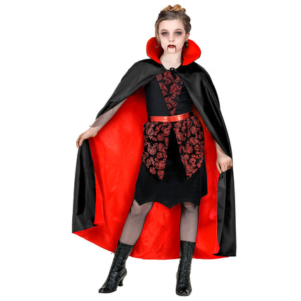 Capo di Halloween nero rosso bambino
