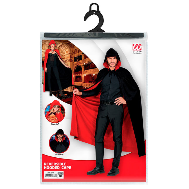 Capo di Halloween nero rosso