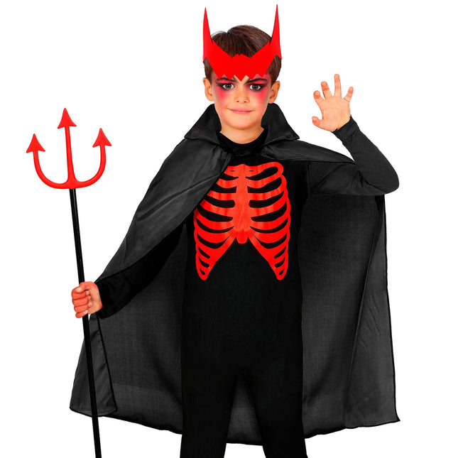 Capo di Halloween Nero Bambino 90cm