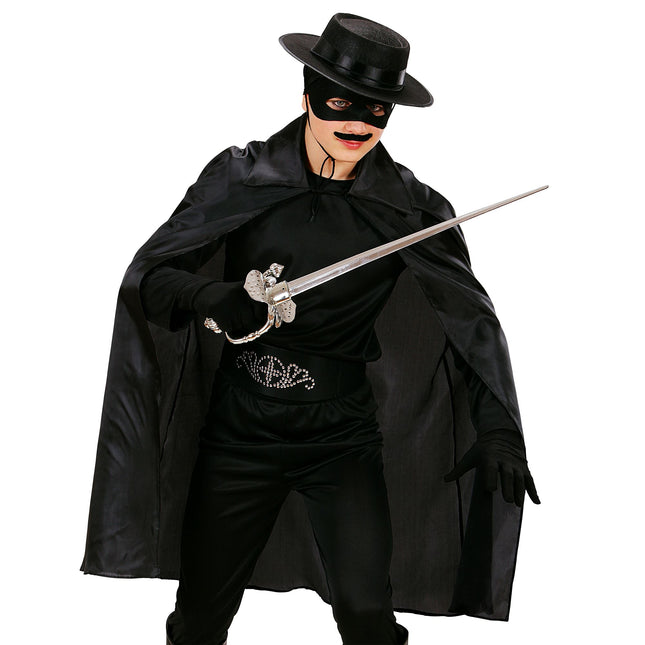 Capo di Halloween Nero Bambino 90cm