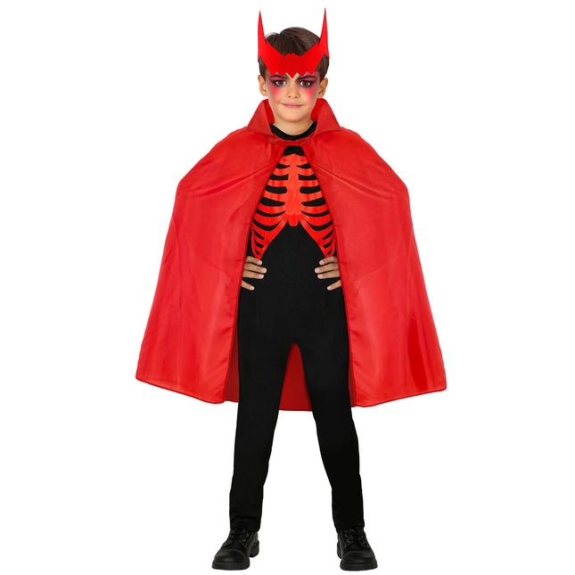 Capo di Halloween Rosso Bambino 90cm