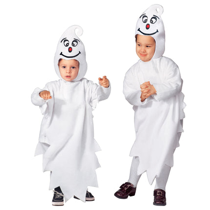 Costume di Halloween Fantasma bambino blu e bianco