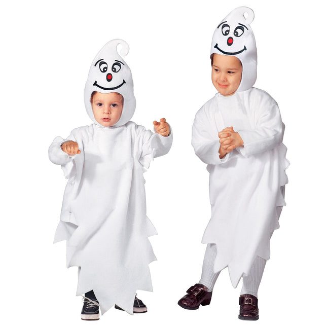 Costume di Halloween Fantasma bambino blu e bianco