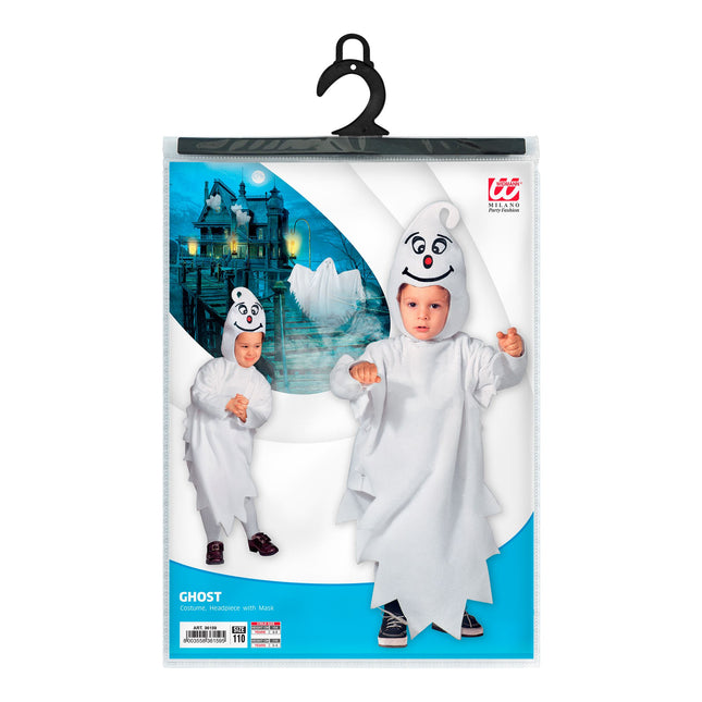 Costume di Halloween Fantasma bambino blu e bianco
