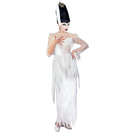 Vestito di Halloween Bianco Donna Regina