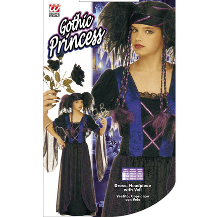 Vestito Halloween Ragazza Gotica