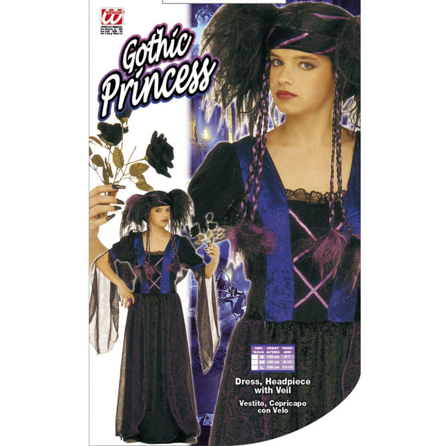 Vestito Halloween Ragazza Gotica