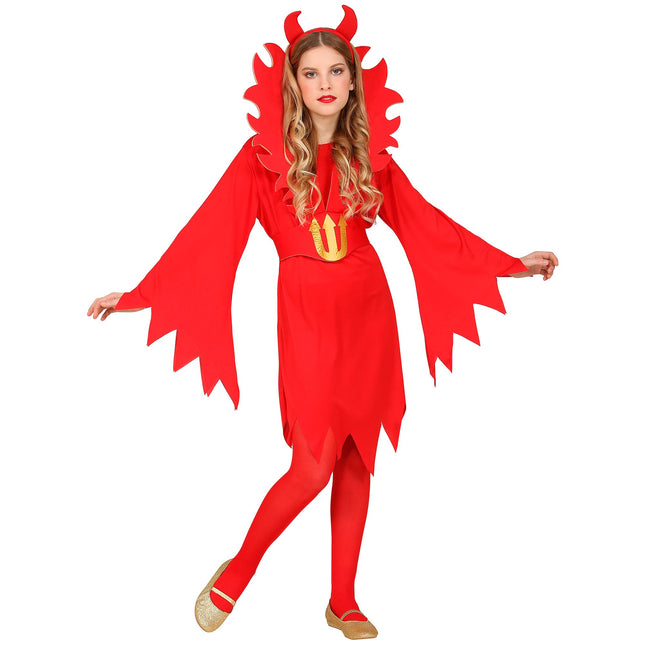 Vestito di Halloween Rosso Bambino Diavolo