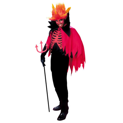 Costume Halloween Uomo Diavolo 3 pezzi