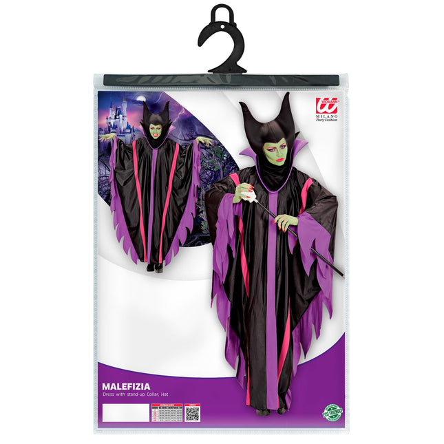 Abito Halloween Viola Donna Malefizia