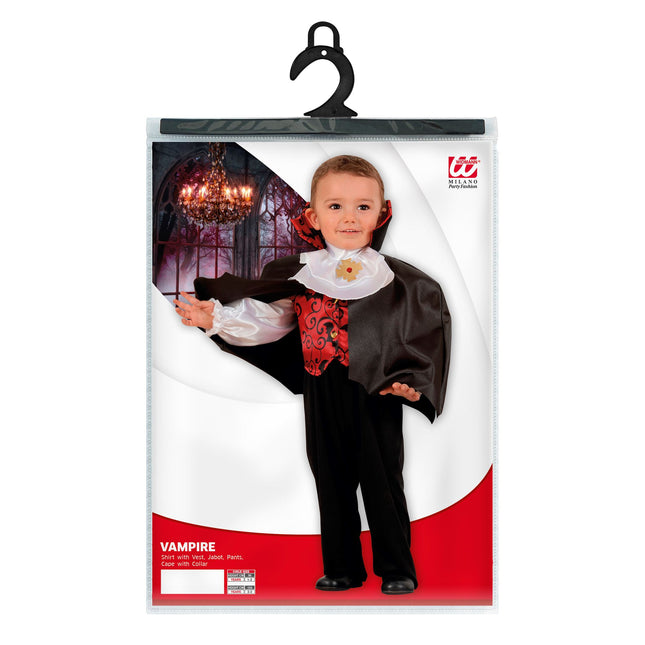 Costume Halloween Baby Vampiro 4 pezzi