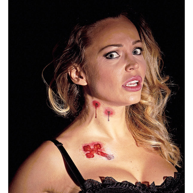 Tatuaggi finti di Halloween Morsi di vampiro