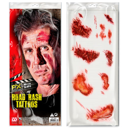 Tatuaggi finti di Halloween rossi