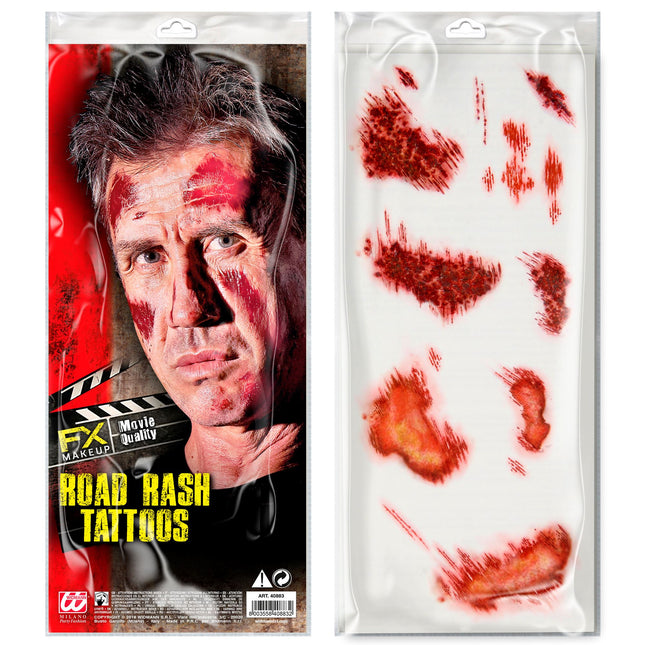 Tatuaggi finti di Halloween rossi