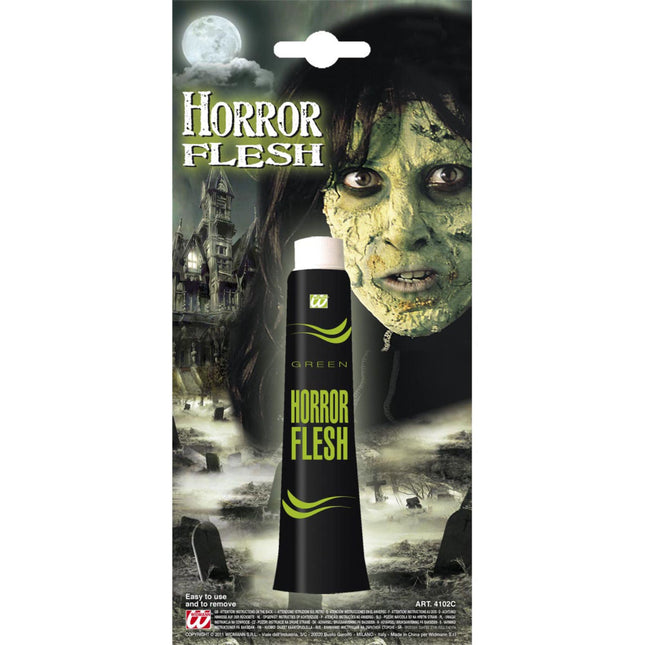 Vernice per il viso di Halloween verde