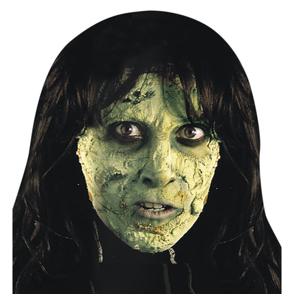 Vernice per il viso di Halloween verde