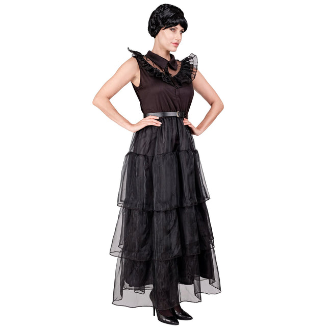 Abito Halloween Nero Donna Gotico