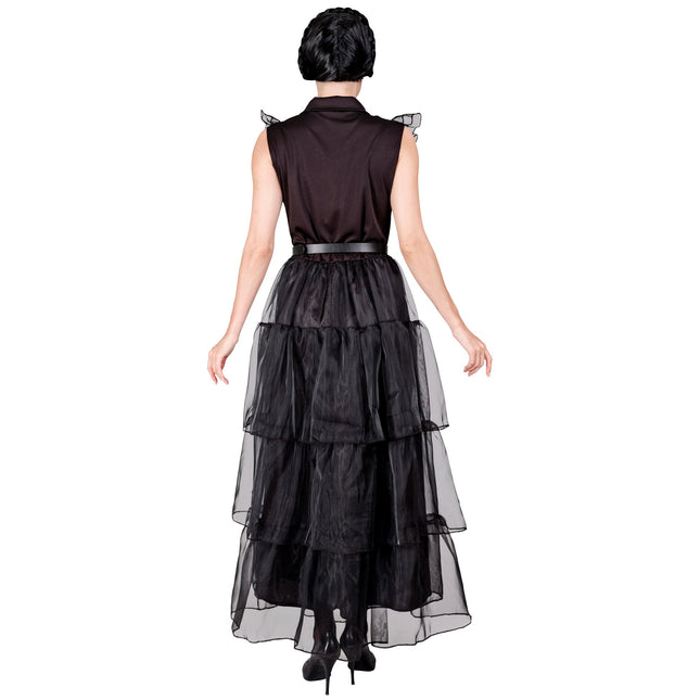 Abito Halloween Nero Donna Gotico