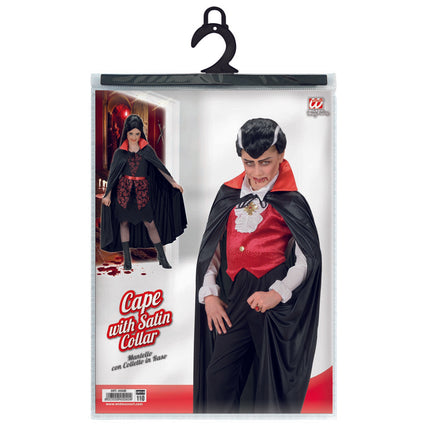 Capo Vampiro Nero Rosso Bambino