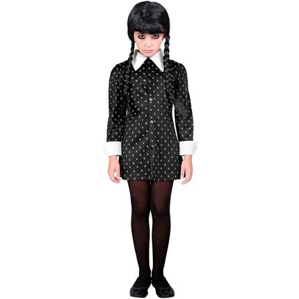 Costume Halloween Ragazza Nera Gotica