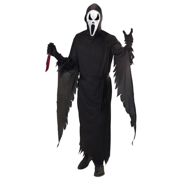 Costume nero da fantasma