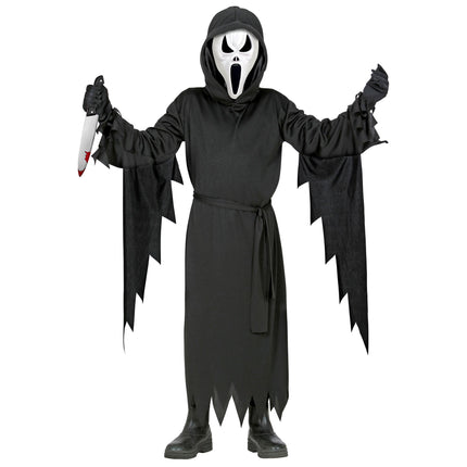 Costume nero da bambino fantasma
