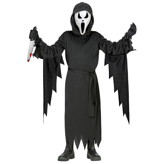 Costume nero da bambino fantasma