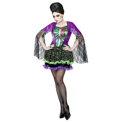 Abito Halloween Donna Sposa Mostro