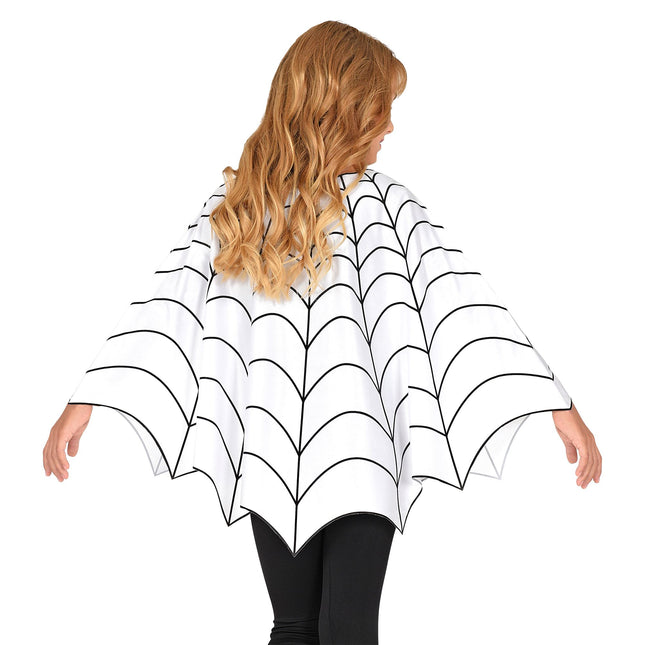 Poncho Halloween Bambino Ragnatela