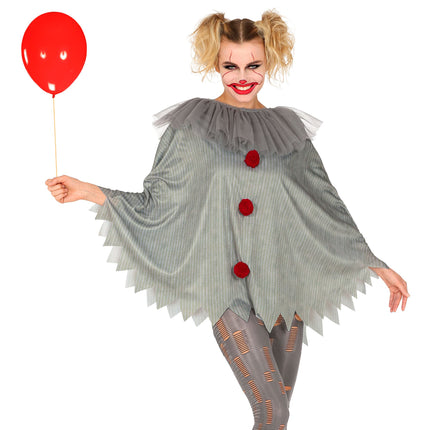 Poncho Clown di Halloween